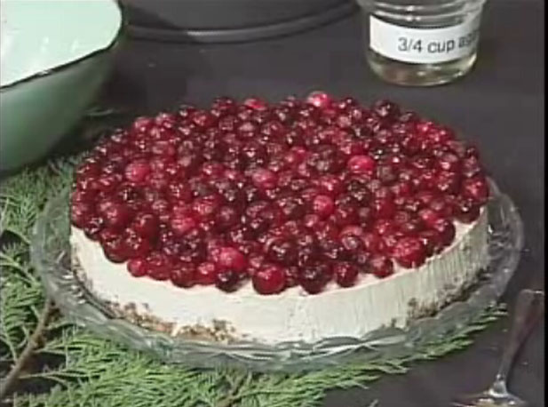Raw Vegan Lemon-cranberry Holiday Cheesecake Recipe Video